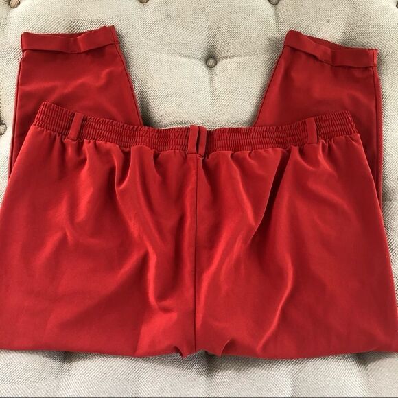 Torrid Pleat Front Cuffed Pants Orange Spice Taper 4 4X - Picture 4 of 6